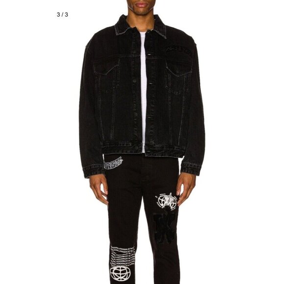 Ksubi Oh G Jacket K Patch Ace in Black - Picture 2 of 3